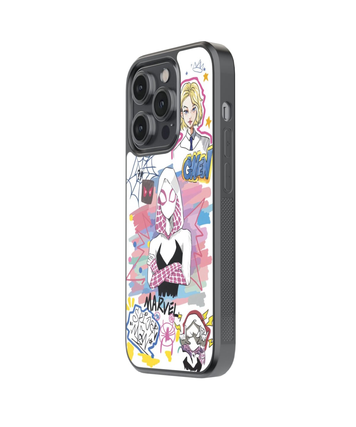 Spidey Man Premium Glass Phone Case - Image 4