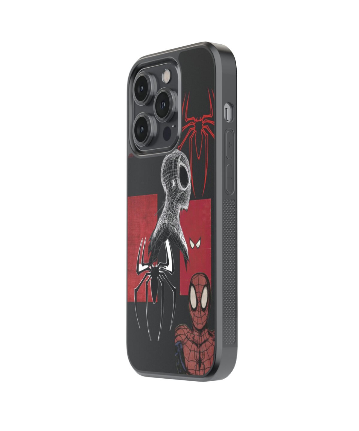 Spider Man Spotify Premium Glass Phone Case - Image 4