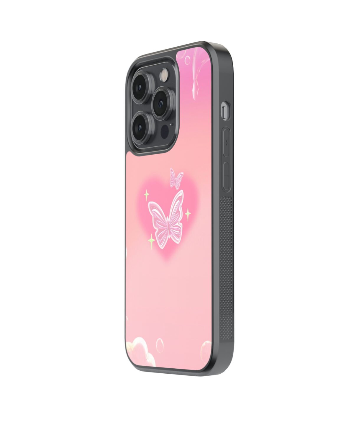 Butterfly Pinteresty Premium Glass Phone Cases - Image 4