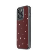 Red Heart Minimal Premium Glass Phone Case - Image 4