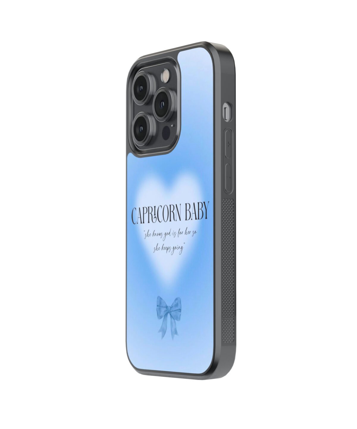 Capricorn Baby Premium Glass Phone Cases - Image 3