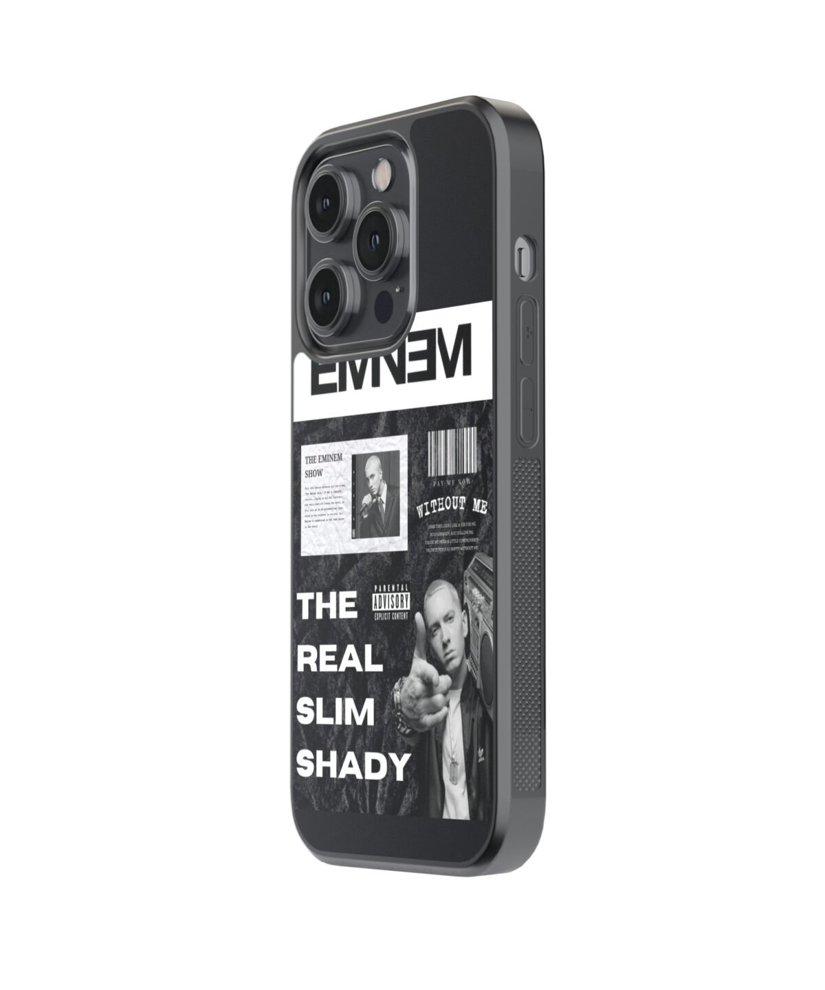 The Real Slim Shady "Eminem " Premium Glass Phonen Cases - Image 4