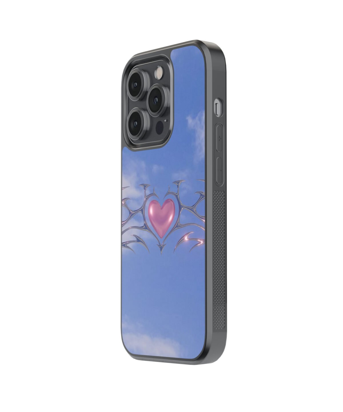 Sky Heart Premium Glass Phone Cases - Image 4
