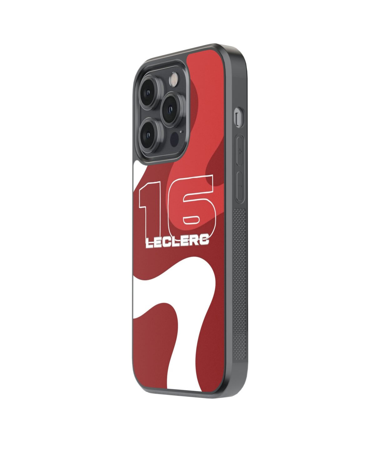 Charles Leclerc Abstract Premium Glass Phone Cases - Image 4