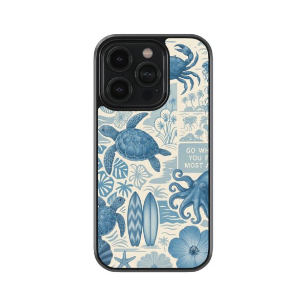 Sea Asthetics Premium Glass Phone Cases