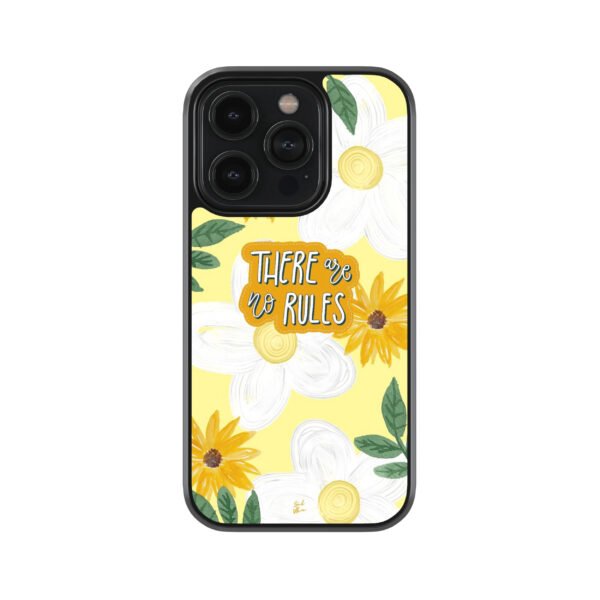 The are no Rules Glass Phone Case