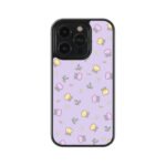 Purple Pintresty Glass Phone Cases