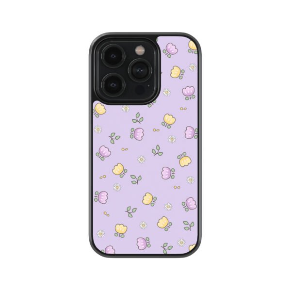 Purple Pintresty Glass Phone Cases