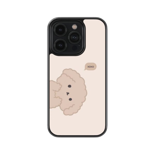 Dog With XOXO Premium Glass Phone Cases