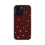 Red Heart Minimal Premium Glass Phone Case