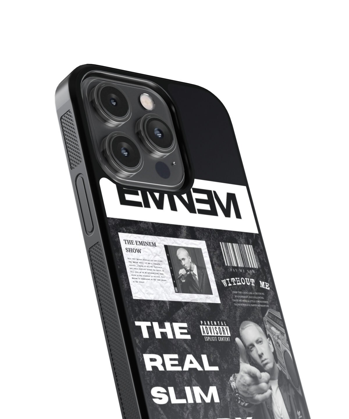 The Real Slim Shady "Eminem " Premium Glass Phonen Cases - Image 2