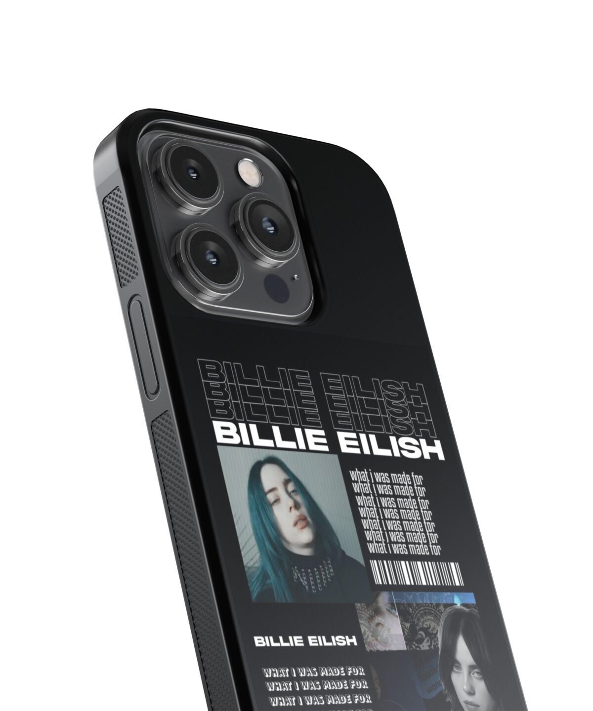 Billie Eilish Spotify Premium Glass Phone Case - Image 3