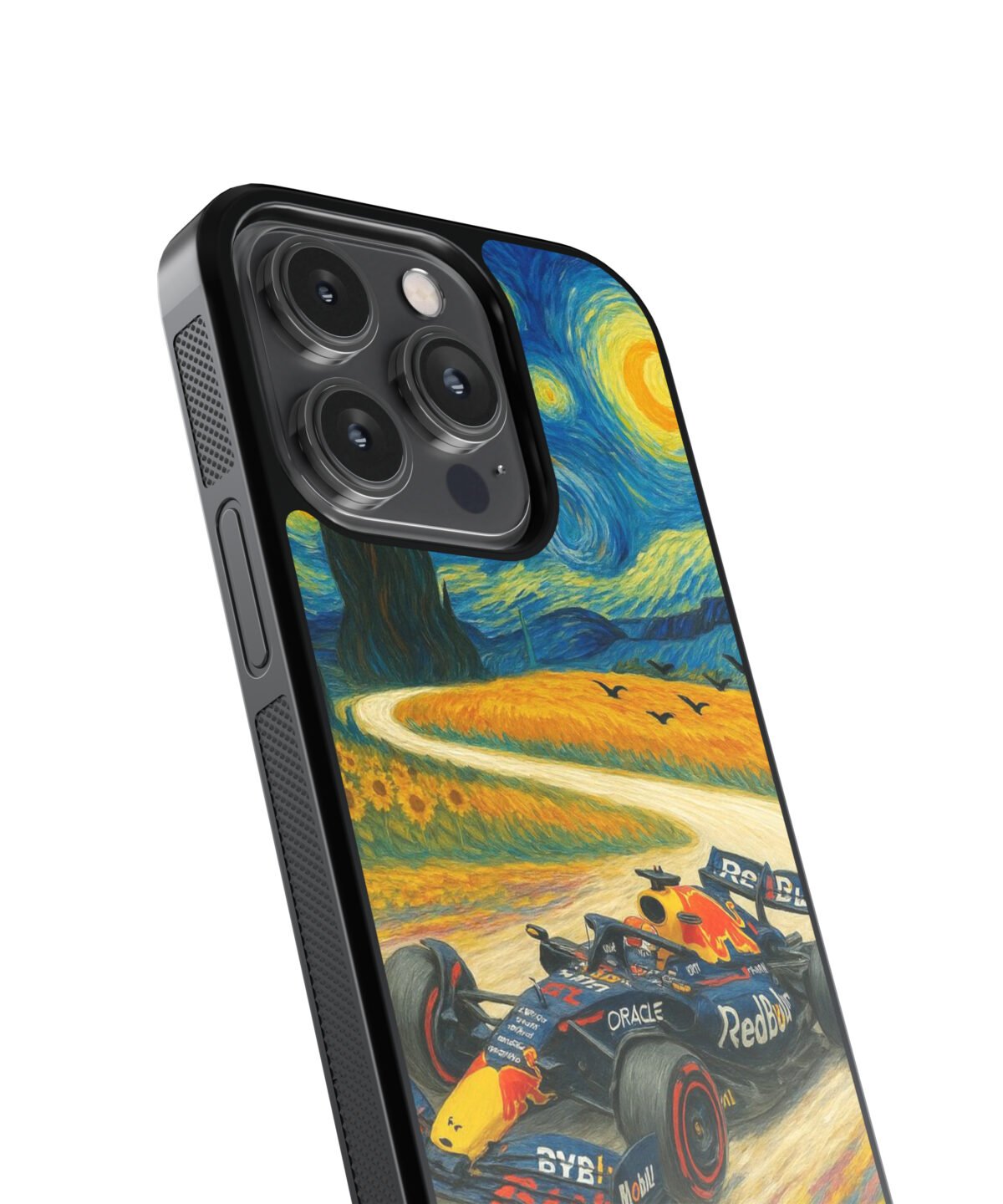 F1 Vangogh Premium Glass Phone Cases - Image 3