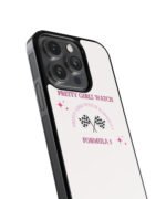 Pretty Girls Watch Formula 1 Premium Glass Phone Cases - Image 4