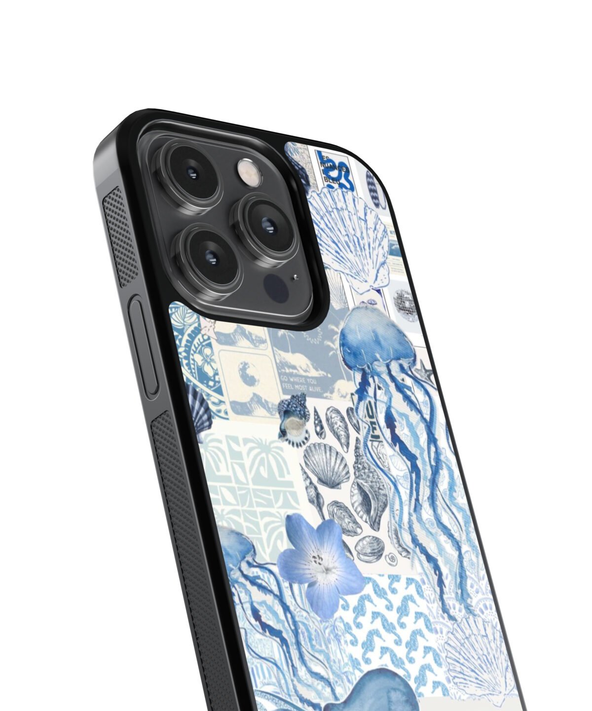 Sea Vintage Premium Glass Phone Cases - Image 4