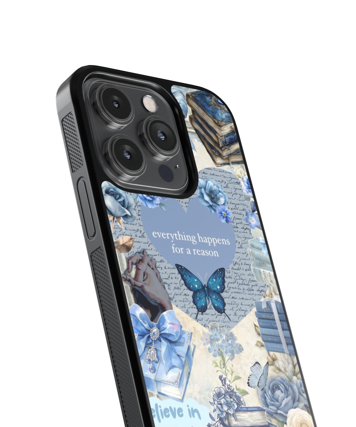 Everything Happens For a Reason Premium Glass Phone Case - Image 3