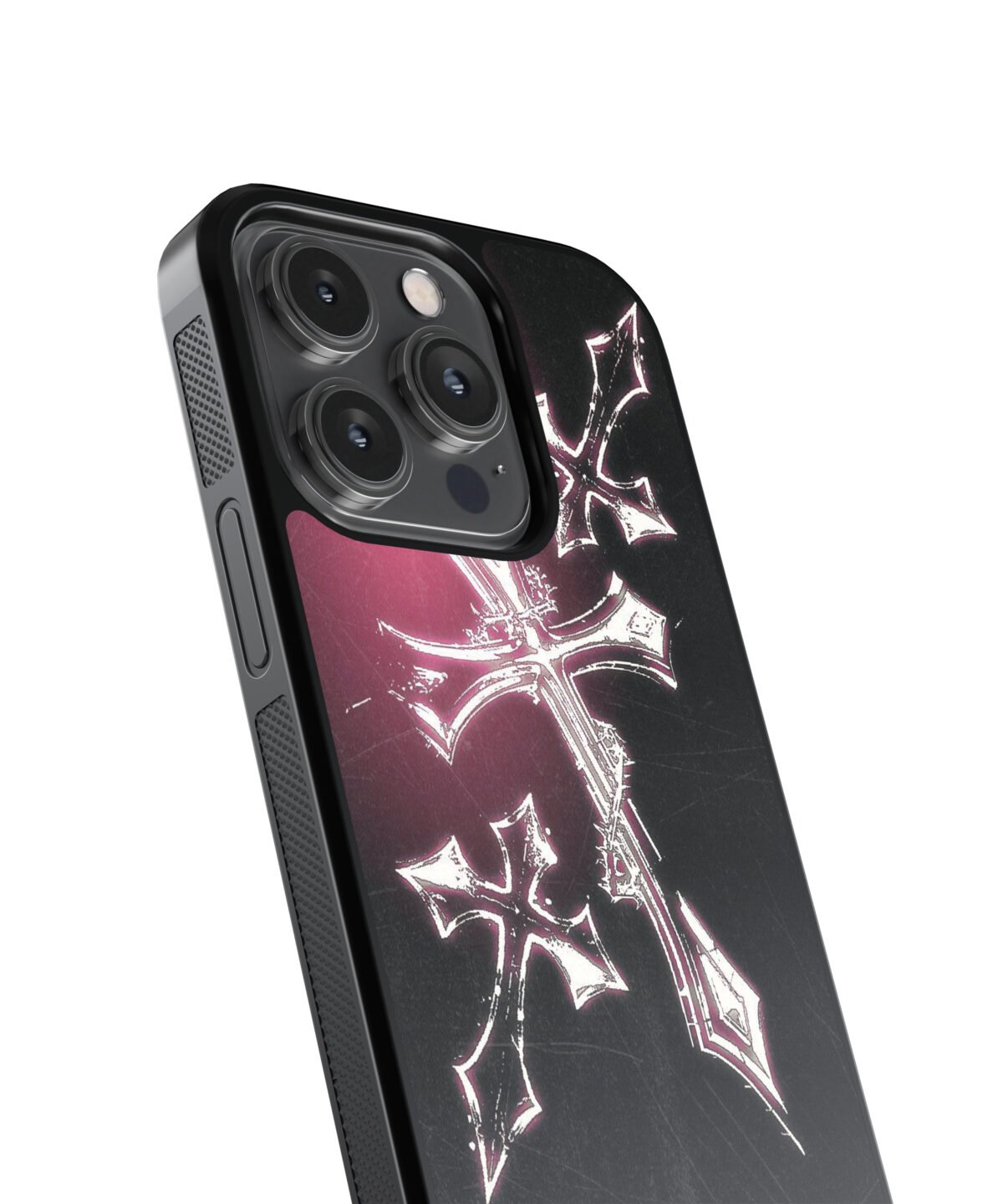 Cross Y2K Premium Glass Phone Case - Image 3