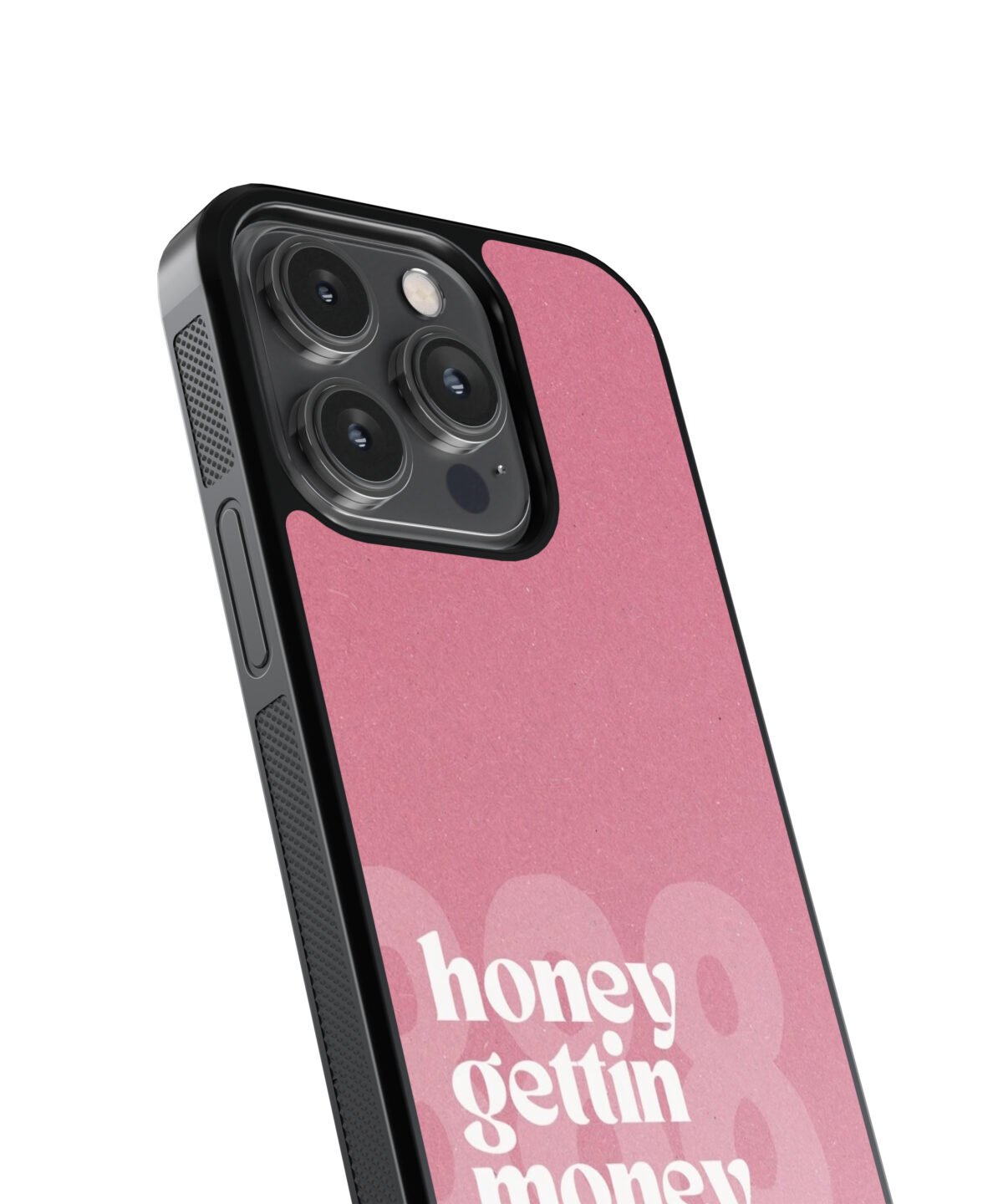 Honey Getting Money Premium Glass Phone Case - Image 3