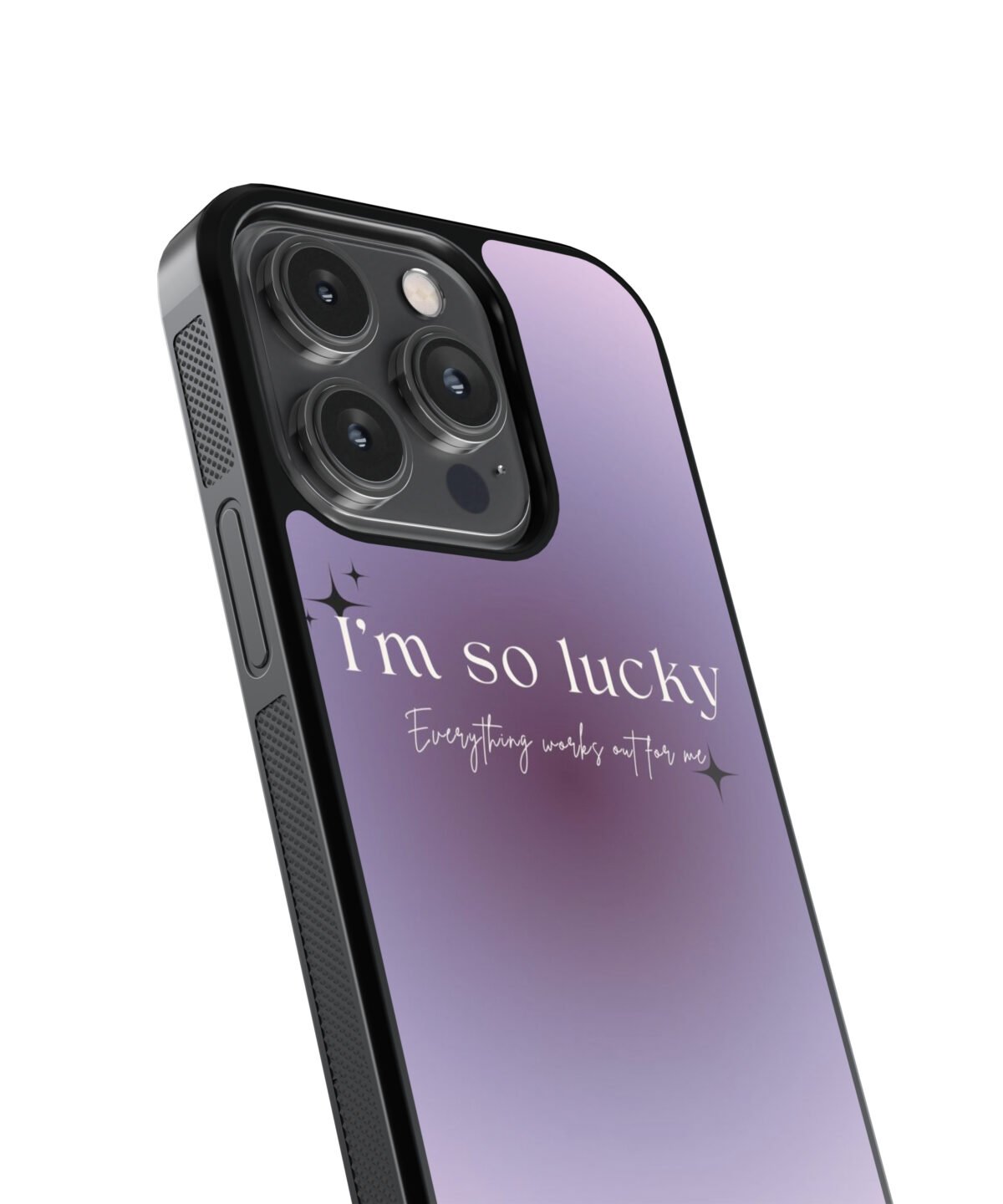 I am So Lucky Premium Glass Phone Cases - Image 3