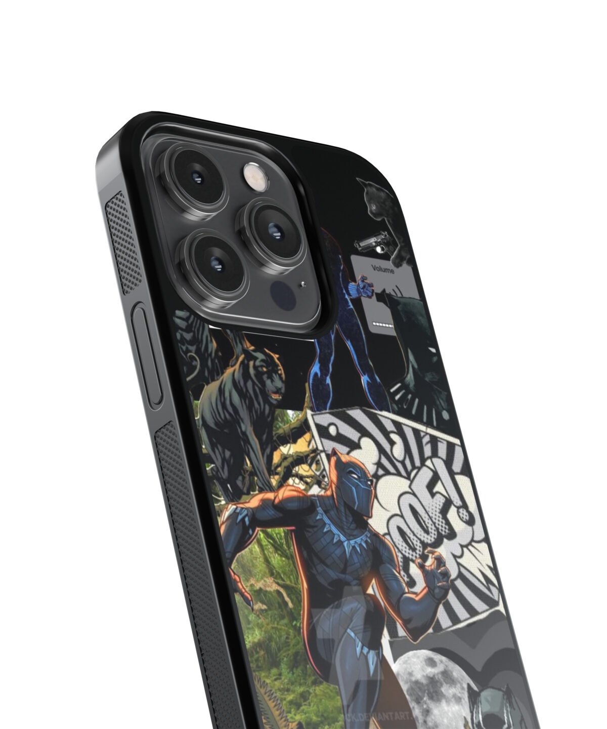 Black Panther Premium Glass Phone Case - Image 3