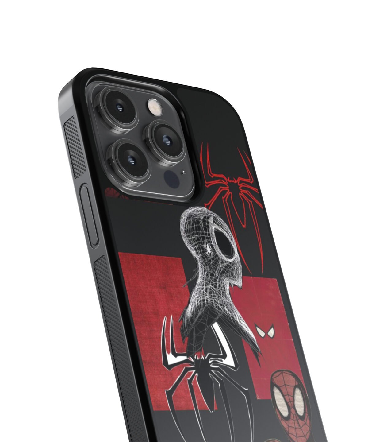 Spider Man Spotify Premium Glass Phone Case - Image 3