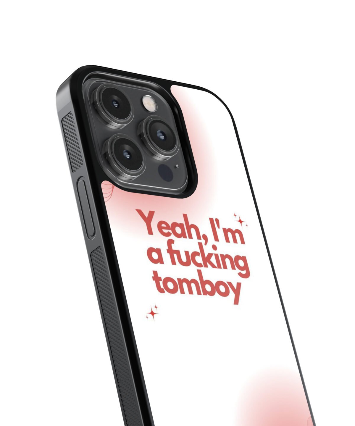 Yeah I am Fucking Tomboy Premium Glass Phone Cases - Image 3