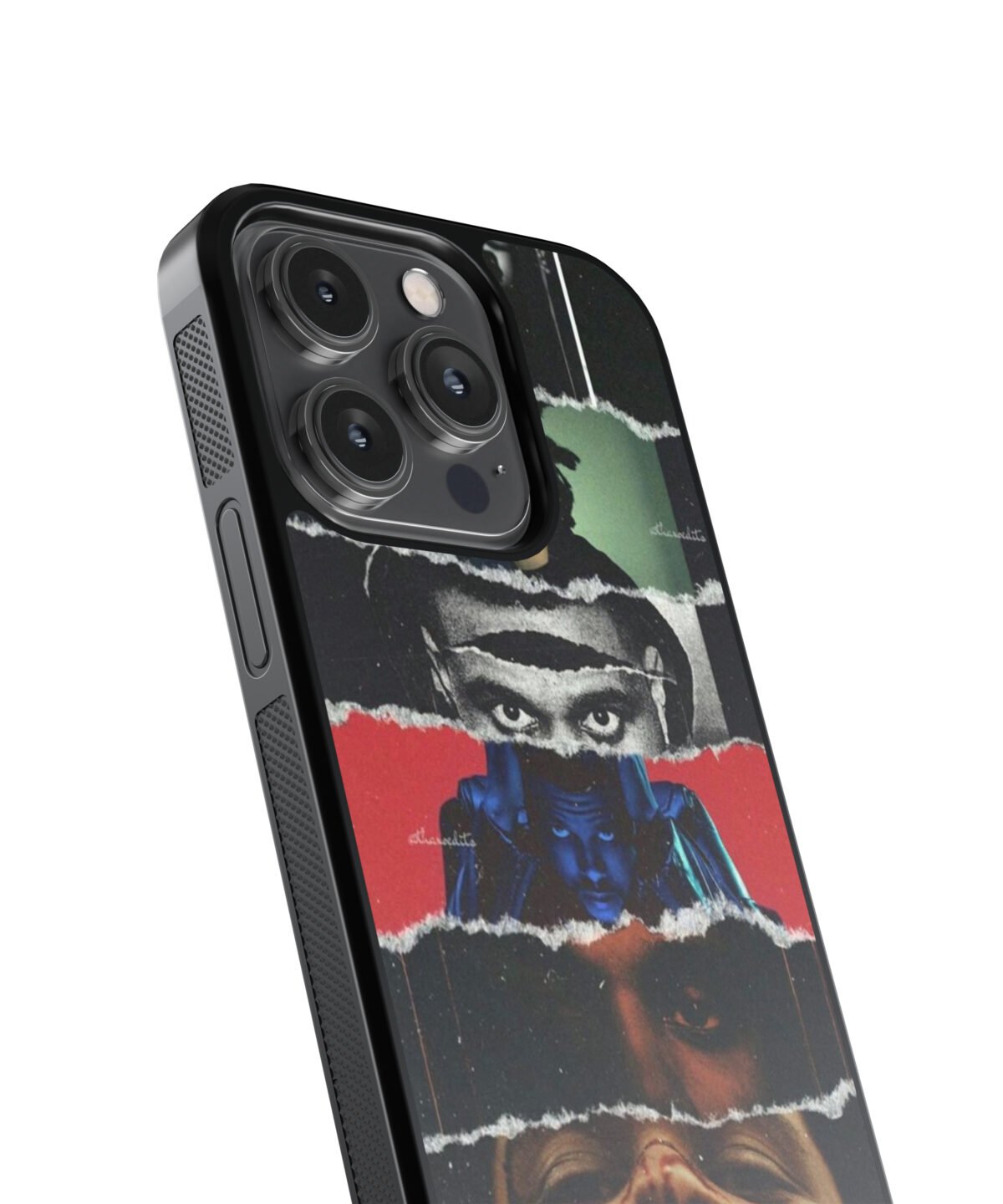 Weekend Collages Premium Glass Phone Cases - Image 3