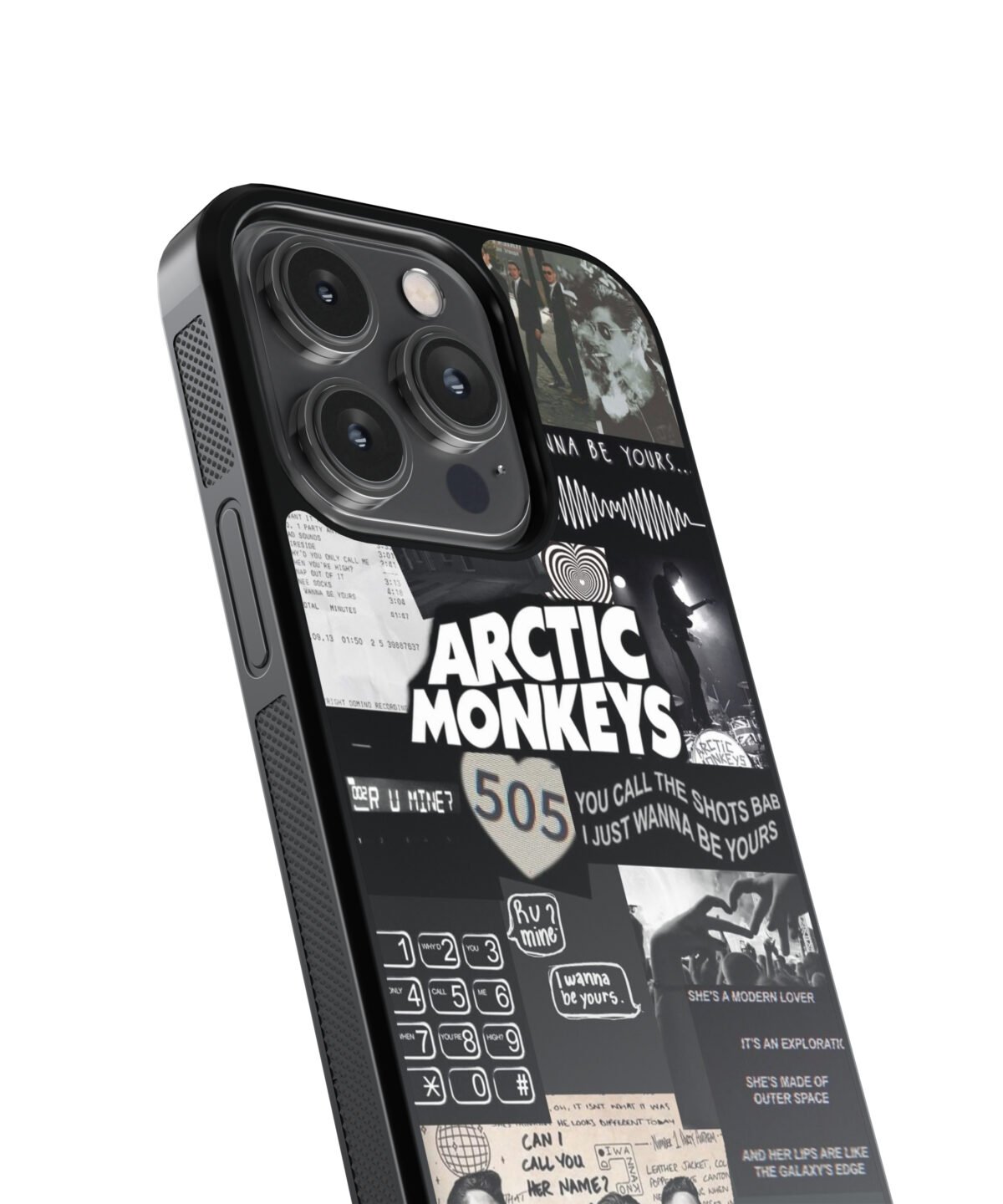 Arctic Monkey 505 Premium Glass Phone Cases - Image 3