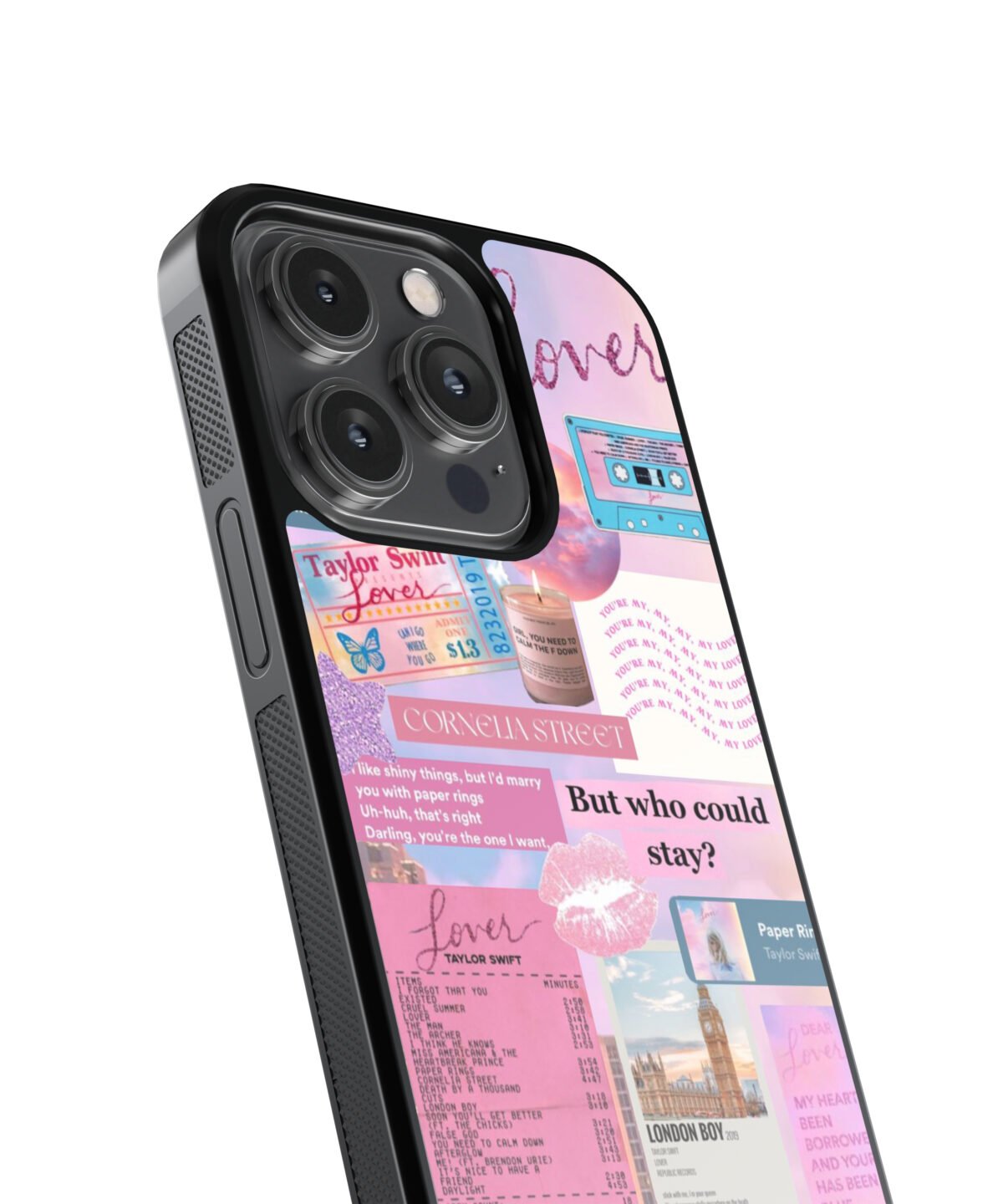 Taylor Swift Spotify Lover Album Premium Glass Phone Cases - Image 3