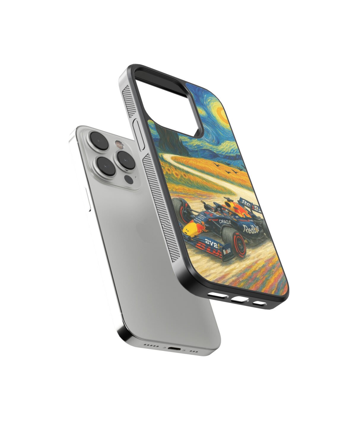 F1 Vangogh Premium Glass Phone Cases - Image 2