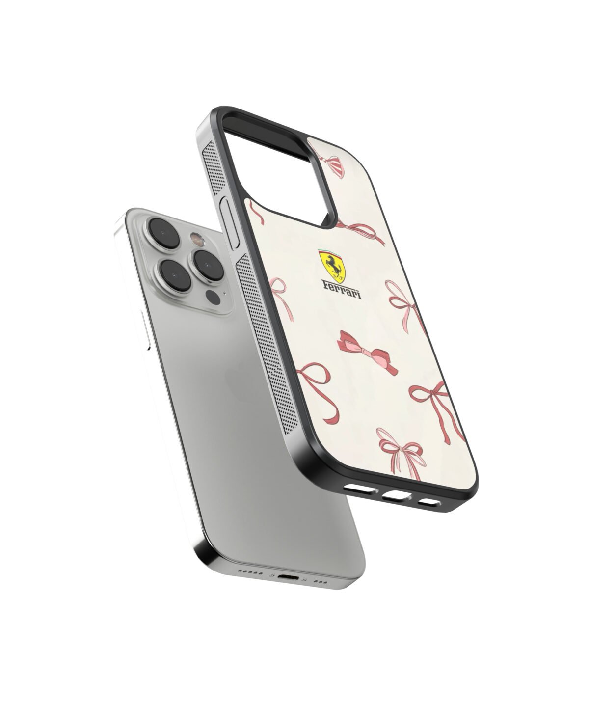F1 Pookie Ribbon Premium Glass Phone Cases - Image 2