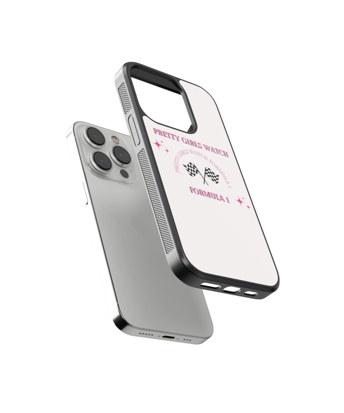 Pretty Girls Watch Formula 1 Premium Glass Phone Cases - Image 3