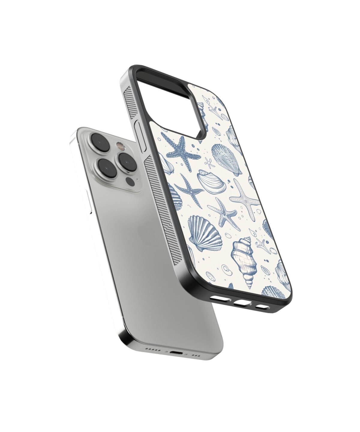 Sea Abstract Premium Glass Phone Case - Image 2