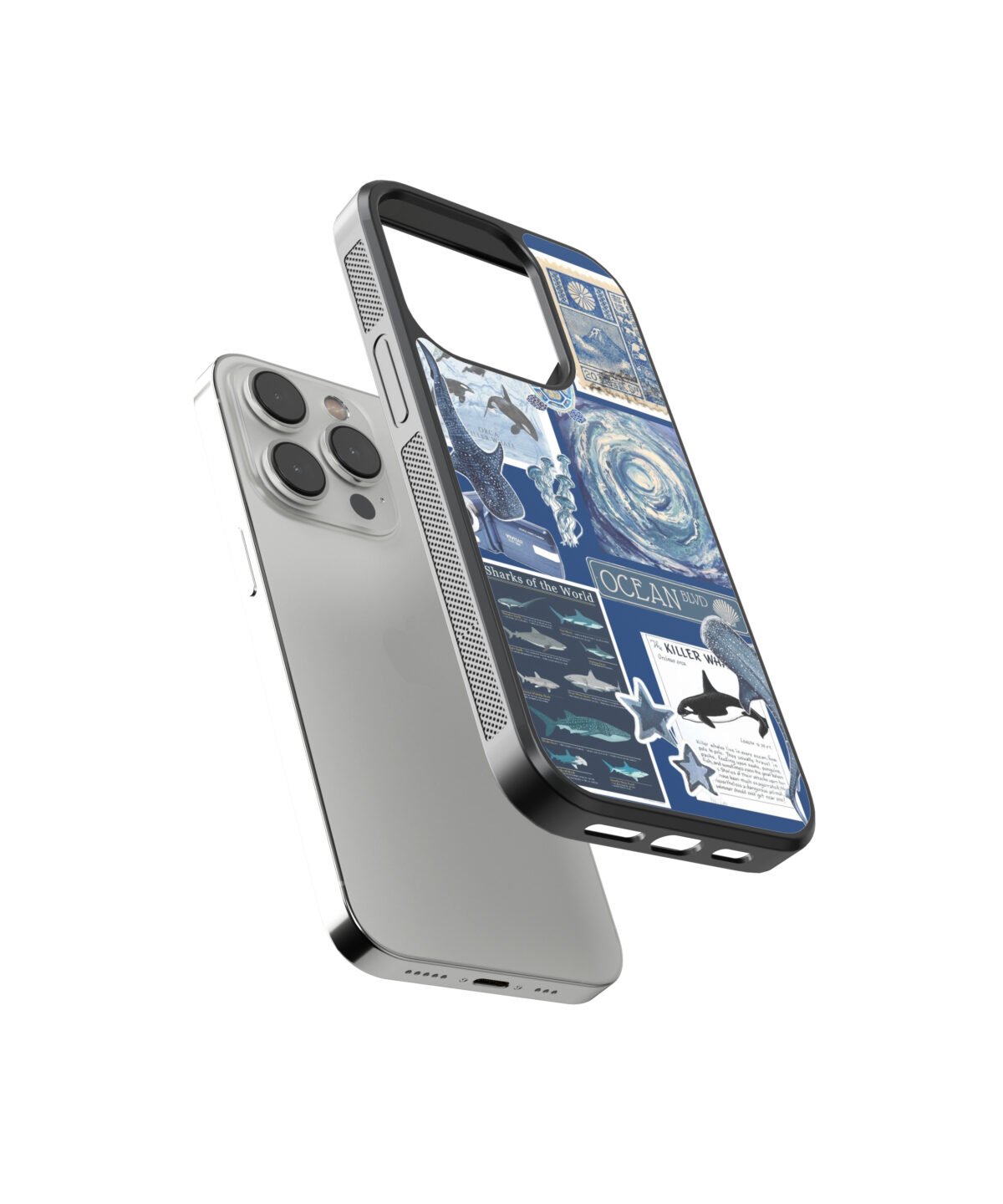 Ocean Pintresty Premium Glass Phone Case - Image 3