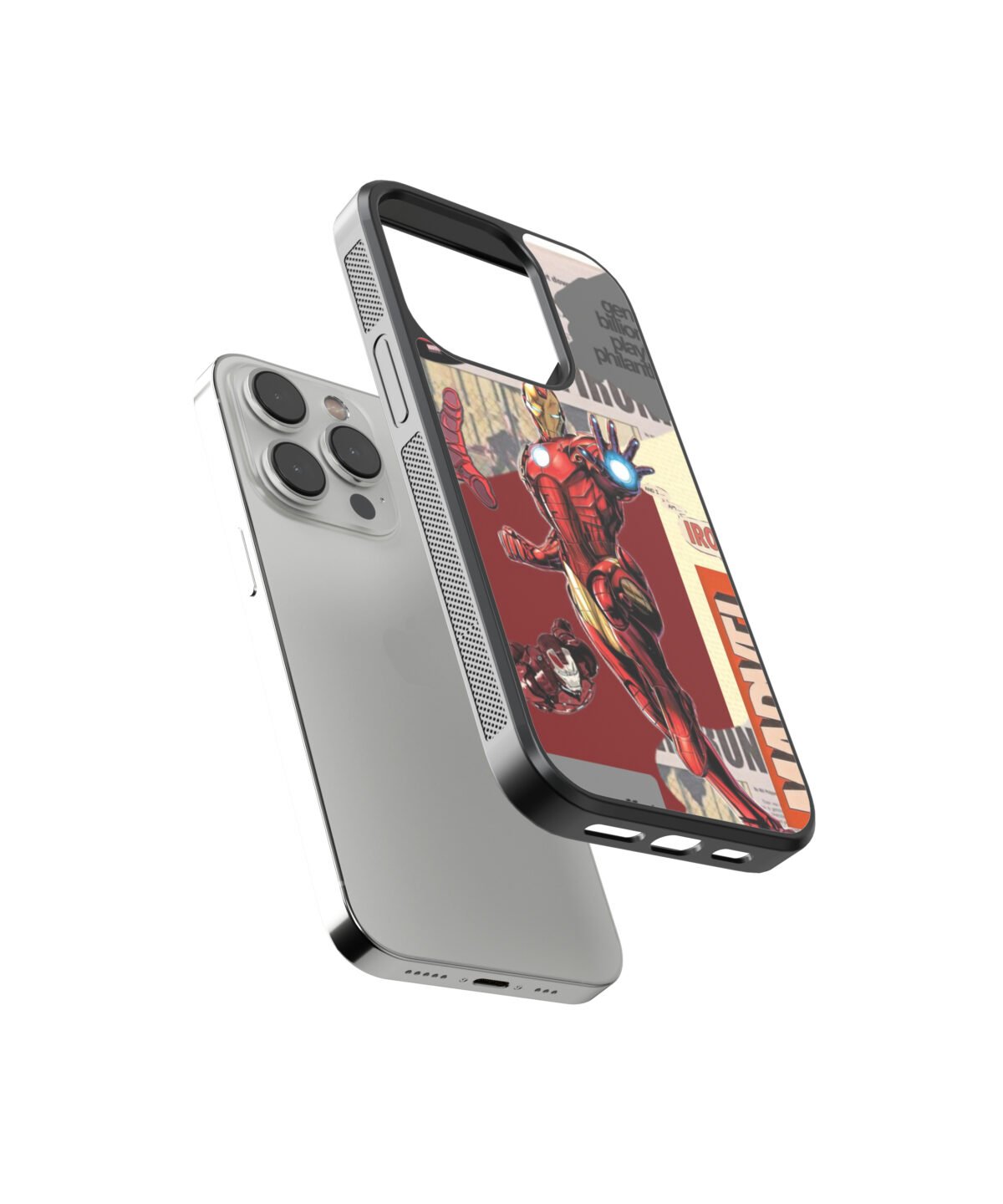 Iron Man Spotify Premium Glass Phone Cases - Image 2