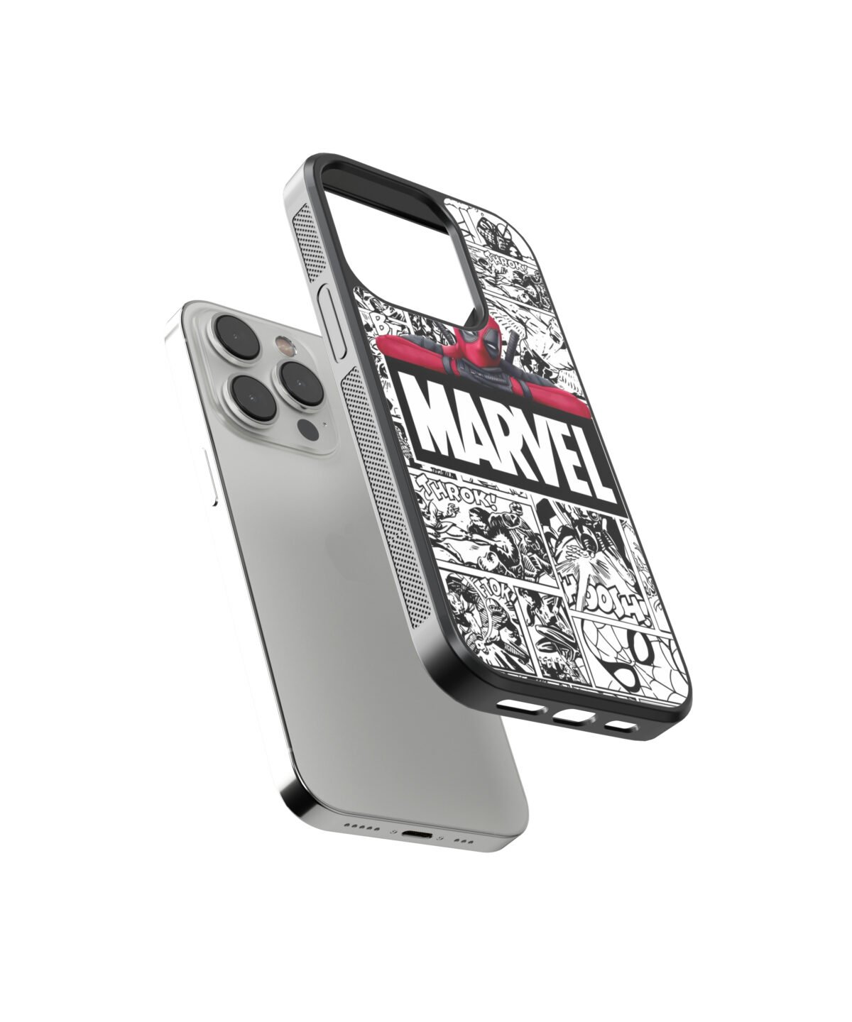 Dead Pool Premium Glass Phone Case - Image 2