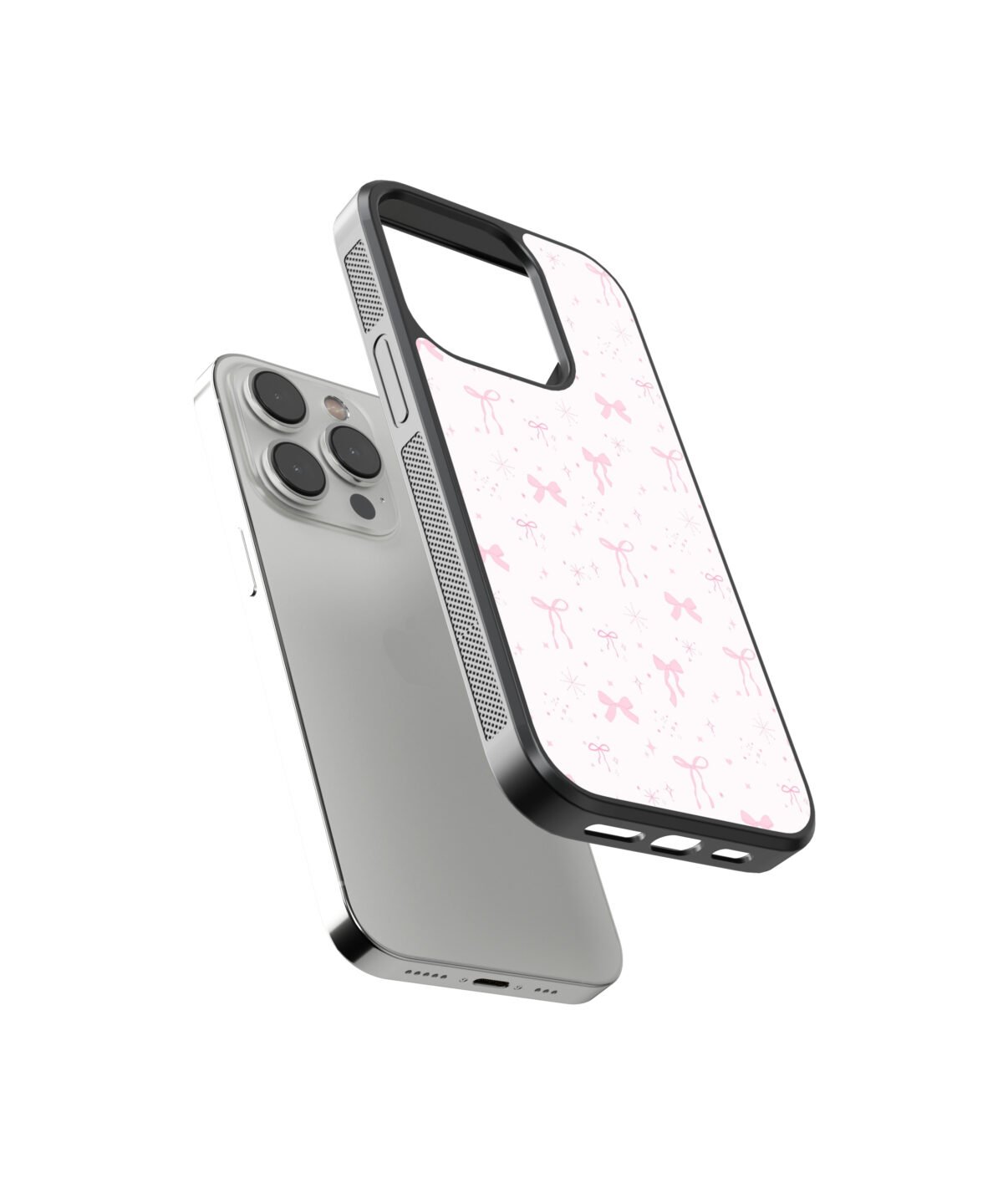 Pintresty Bow 4 Premium Glass Phone Case - Image 2