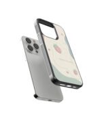 Strawberry Minimalist Premium Glass Phone Case - Image 2