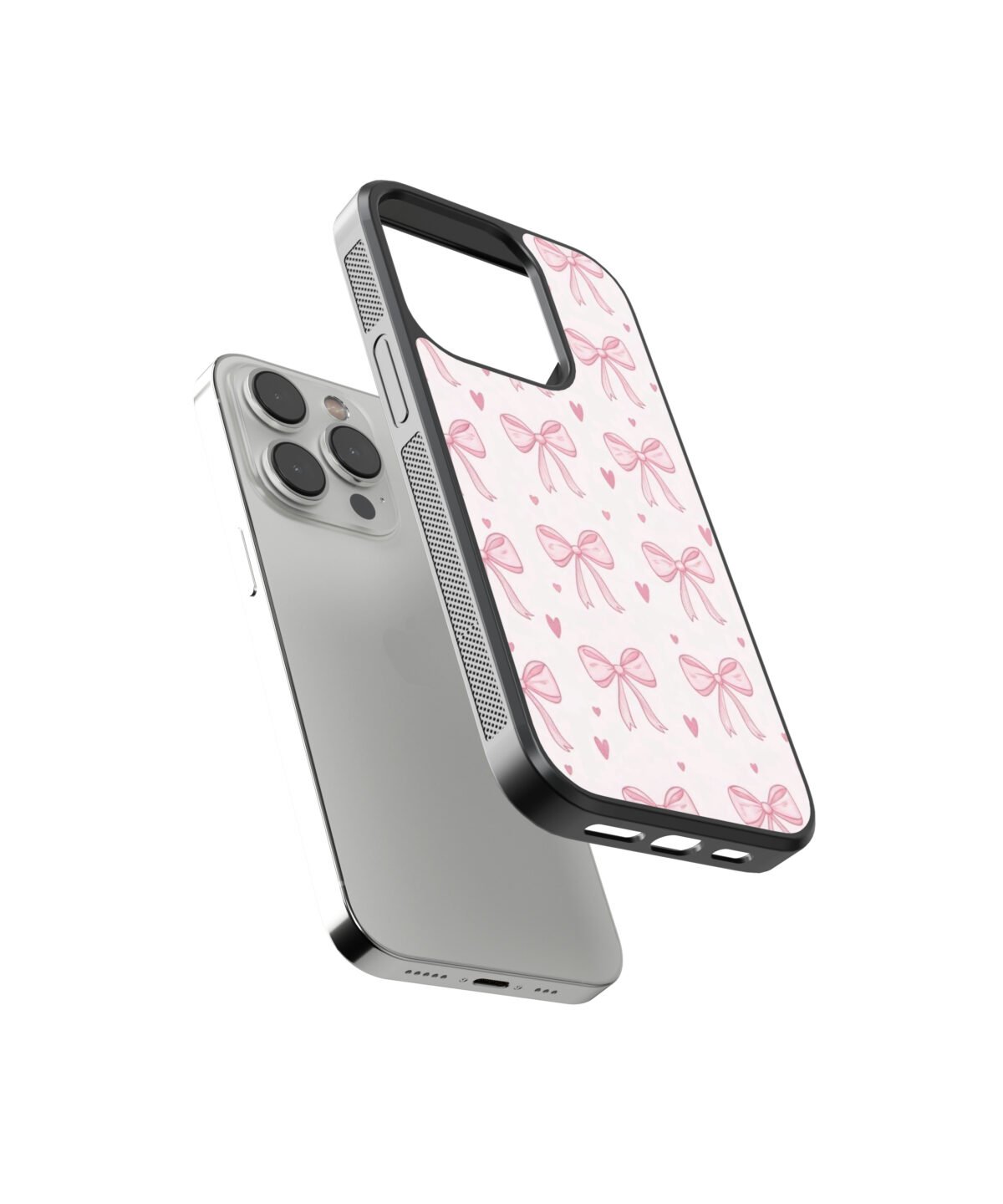 Pintresty Bow 5 Premium Glass Phone Case - Image 2