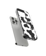 Cow Abstract With Butterfly Premium Glass Phone Cases - Image 2