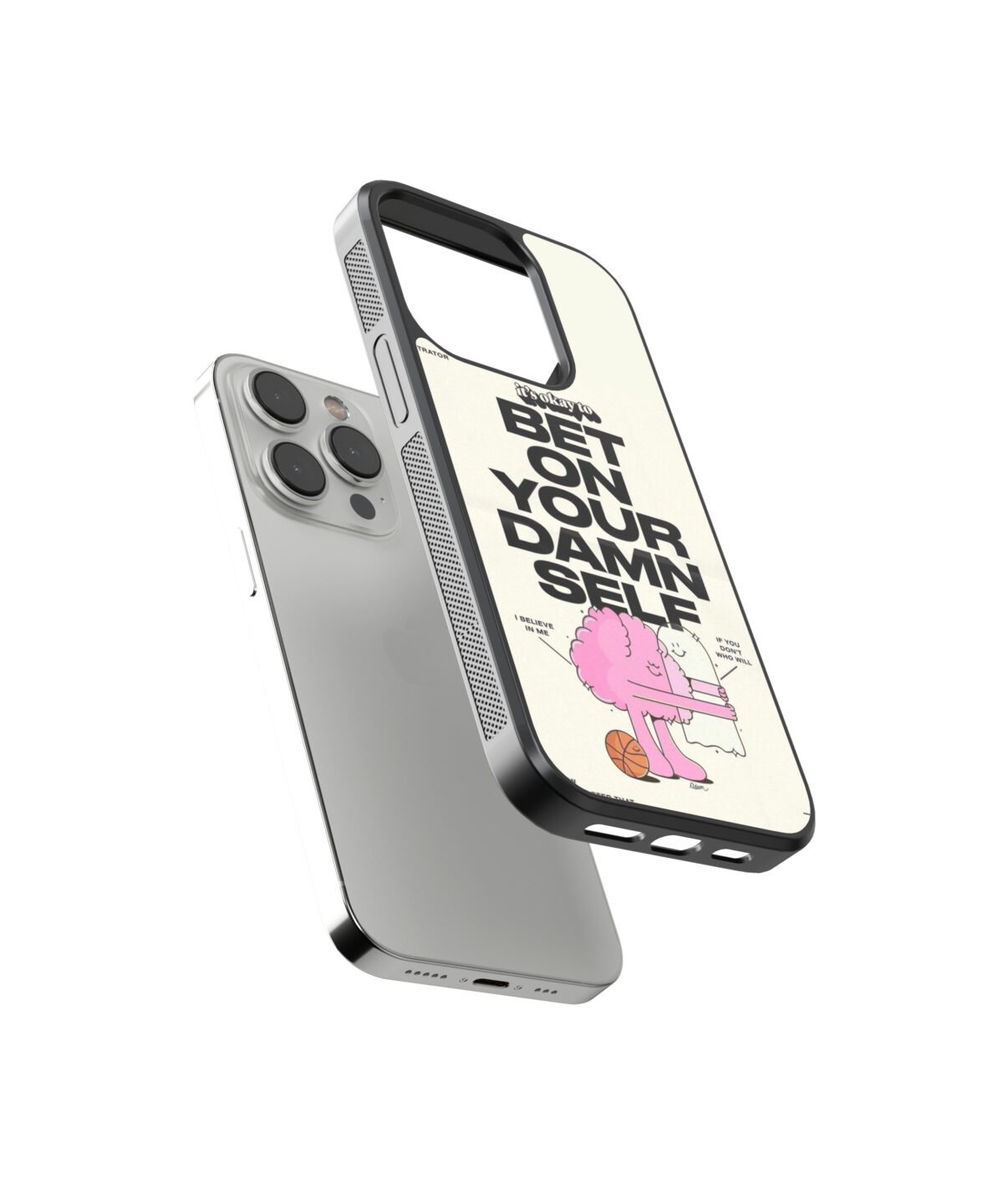 Bet On Your Self Premium Glass Phone Cases - Image 2