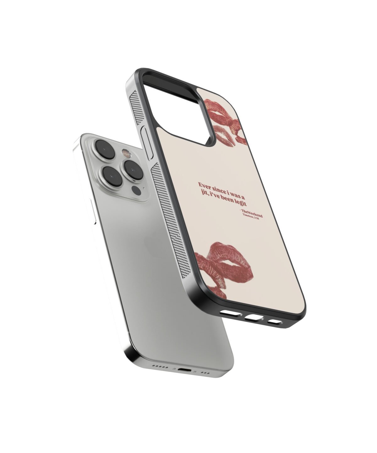 Ever Since I Was Jit "Weekend" Premium Glass Phone Cases - Image 3