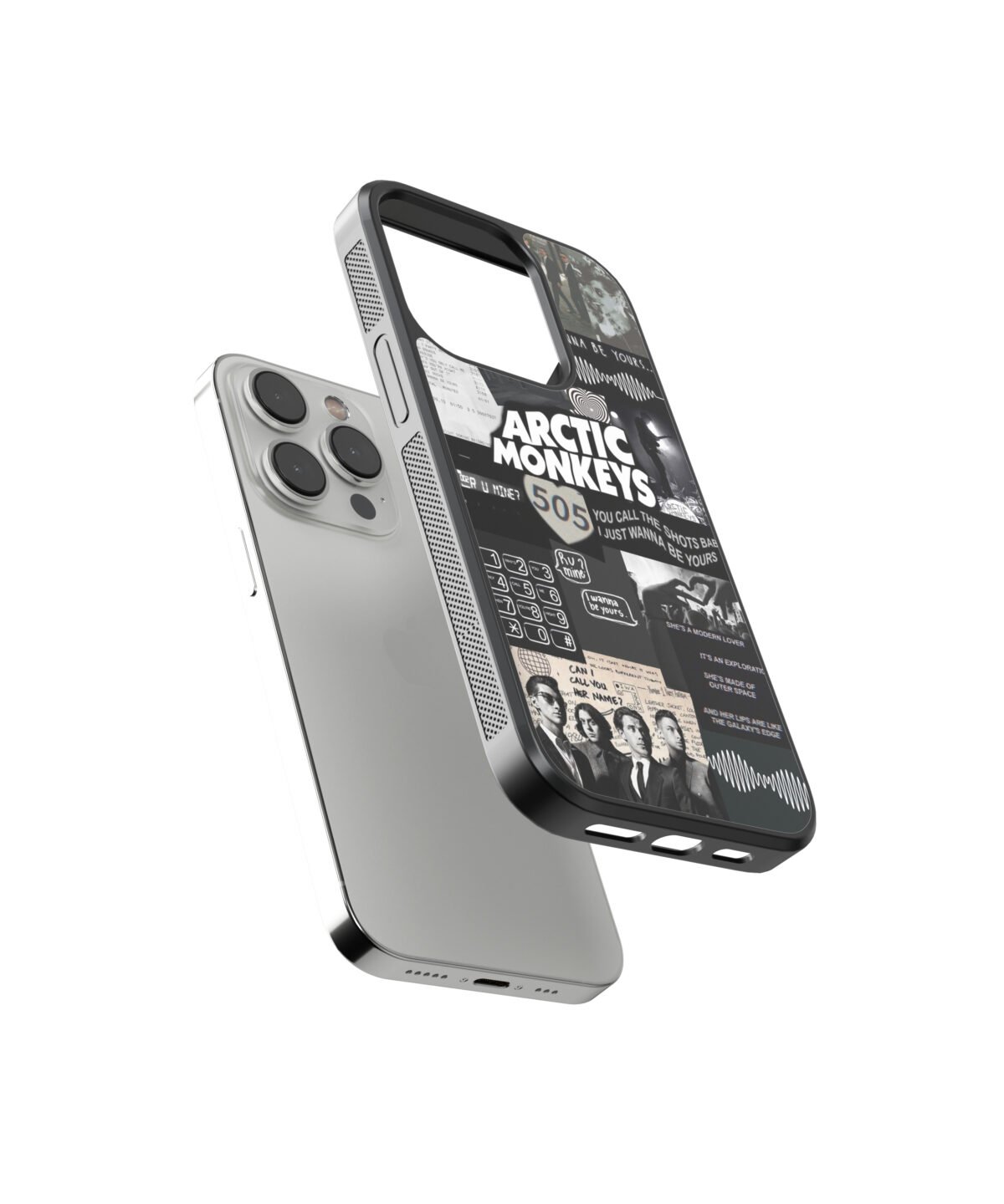 Arctic Monkey 505 Premium Glass Phone Cases - Image 4