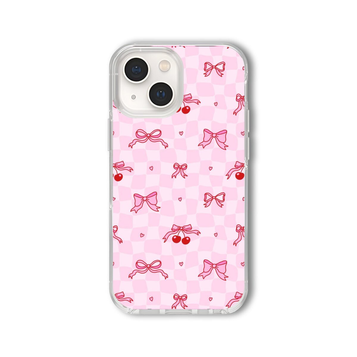 Bow&Cherry Clear Silicone Case - Image 1