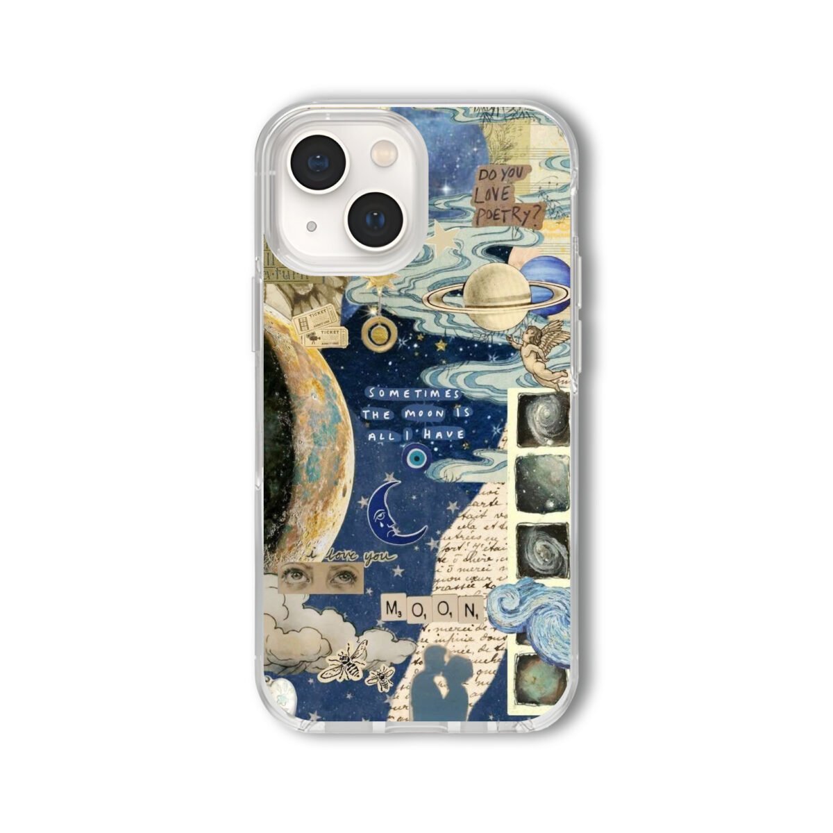 Everything Is The Moon Clear Silicone Case - Image 1