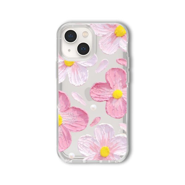 Pinteresty Floral 3 Silicone Clear Case