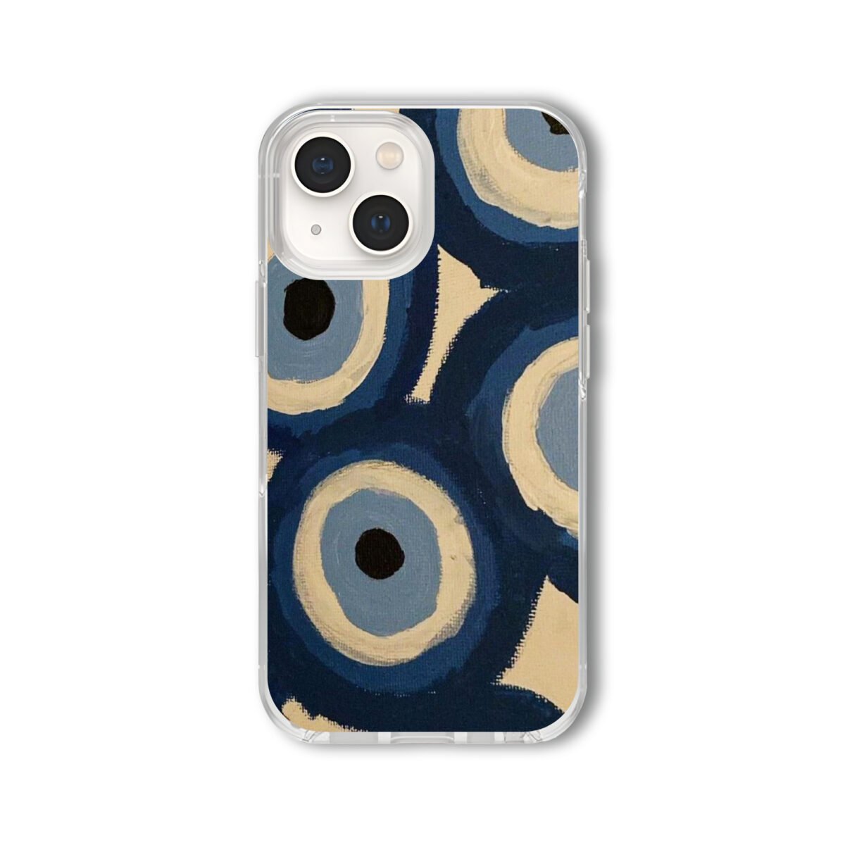 Evil Eye Pinteresty Clear Silicone Case - Image 1