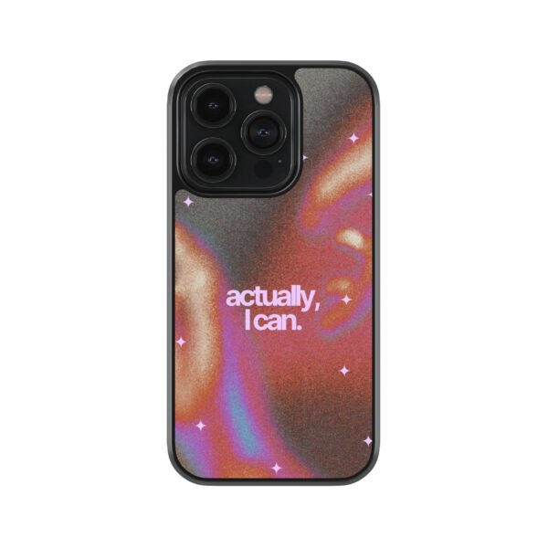 Actually I Can Premium Glass Phone Case