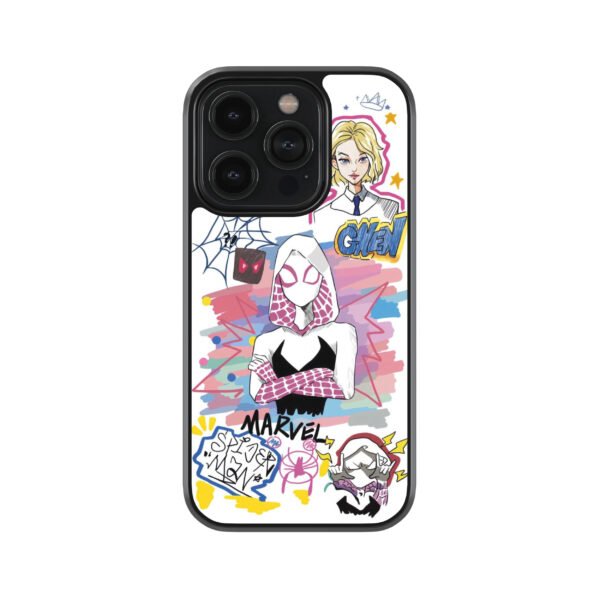 Spidey Girl Premium Glass Phone Case