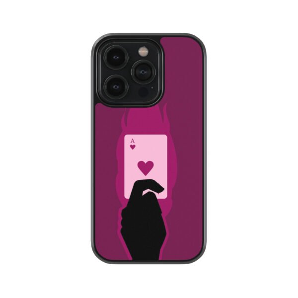 Cards Flame Premium Glass Phone Case